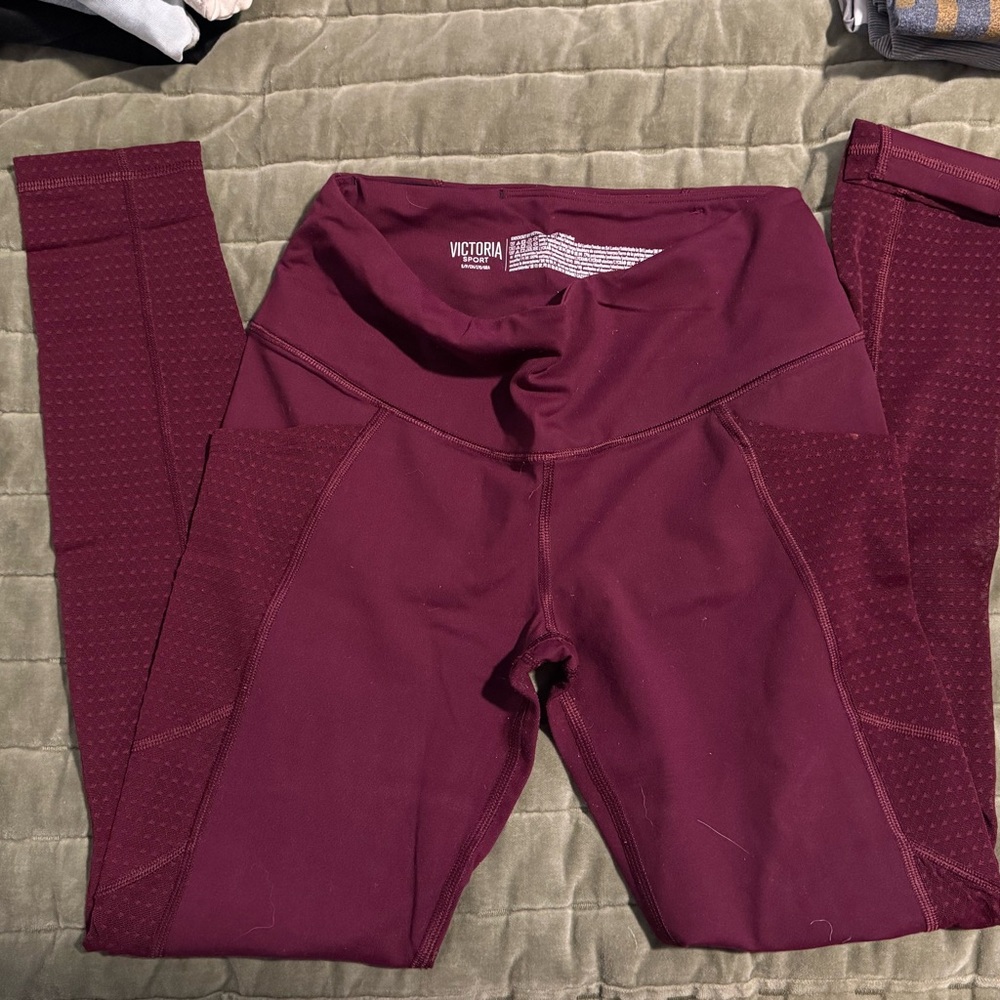 Kids Maroon Leggings